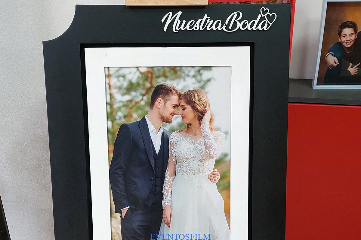 cuadro foto firmas novios